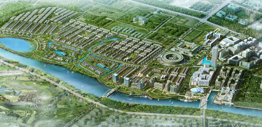 phối cảnh khu đô thị mỹ hưng