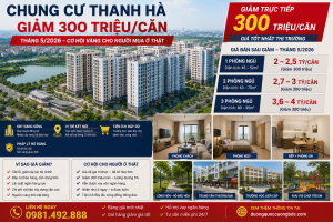 chung cư thanh hà giá rẻ