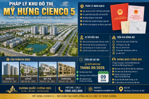 Pháp lý khu đô thị Mỹ Hưng Cienco 5 rất quan trọng